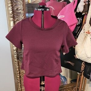 Closet Brand London Crop High Low Top Size 6